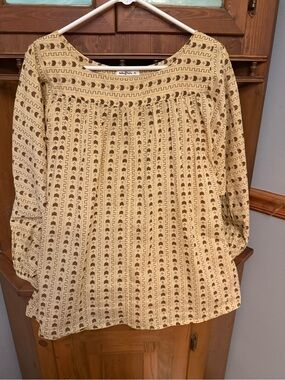 The bee & the fox The Ramona Peasant Blouse XL